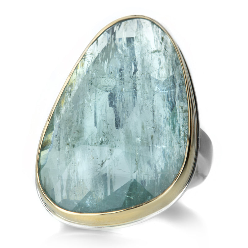 Jamie Joseph Large Faceted Aquamarine Ring | Quadrum Gallery