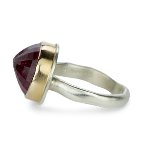 Jamie Joseph Faceted Oval Rubellite Ring | Quadrum Gallery