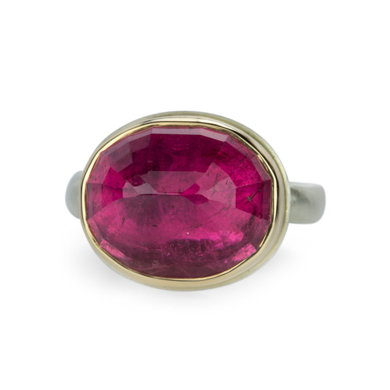 Jamie Joseph Faceted Oval Rubellite Ring | Quadrum Gallery