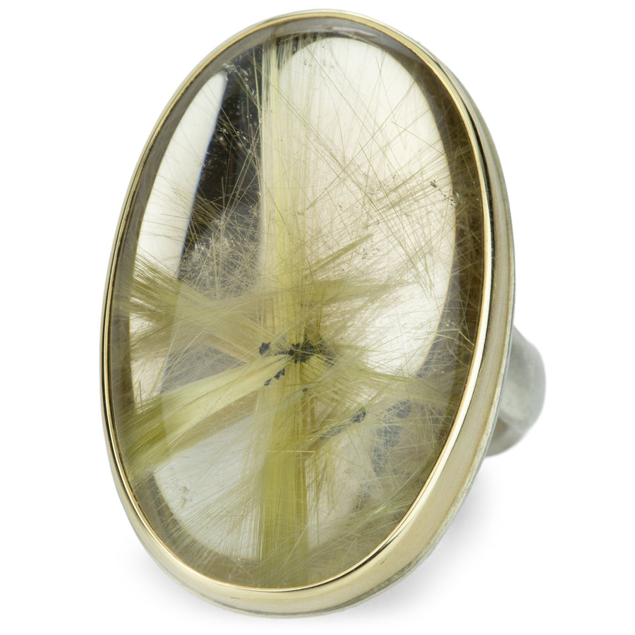 Jamie Joseph Large Golden Rutilated Quartz Ring | Quadrum Gallery