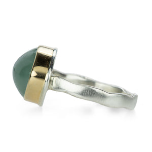 Jamie Joseph Smooth Prehnite Ring | Quadrum Gallery