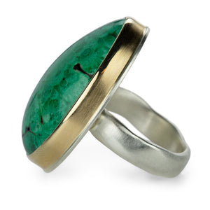 Jamie Joseph Morenci Malachite Ring | Quadrum Gallery