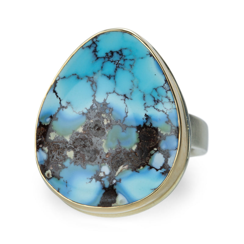 Jamie Joseph Teardrop Kazakhstani Turquoise Ring | Quadrum Gallery