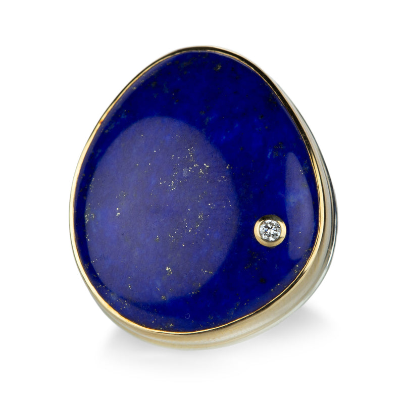 Jamie Joseph Smooth Asymmetrical Lapis Ring | Quadrum Gallery