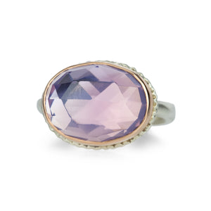 Jamie Joseph Oval Rose Cut Lavender Amethyst Ring | Quadrum Gallery