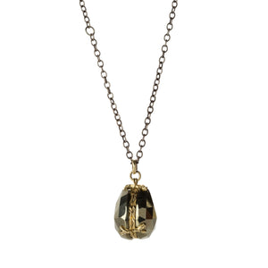 Jamie Joseph Pyrite Locket Pendant Necklace | Quadrum Gallery