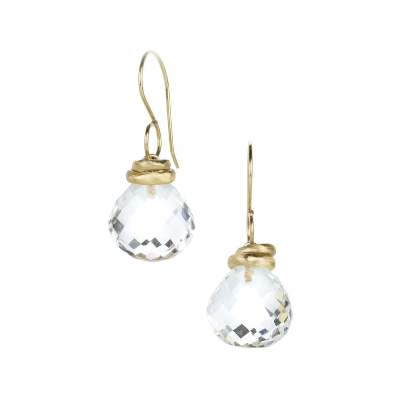 Jamie Joseph 14k Faceted Rock Crystal Drop Earrings | Quadrum Gallery