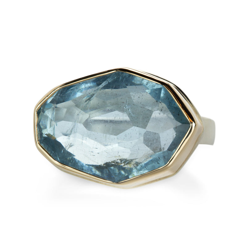 Jamie Joseph Faceted Freeform Aquamarine Ring | Quadrum Gallery