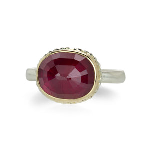 Jamie Joseph Oval Inverted African Ruby Ring | Quadrum Gallery