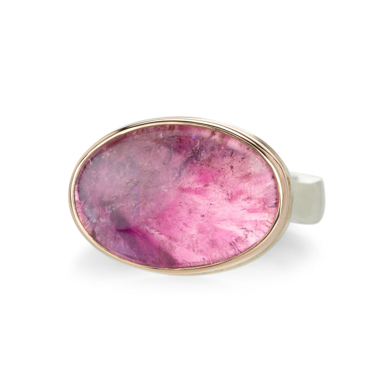 Jamie Joseph Oval Smooth Pink Tourmaline Ring | Quadrum Gallery