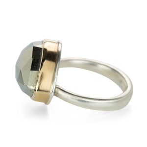 Jamie Joseph Teardrop Rose Cut Pyrite Ring | Quadrum Gallery