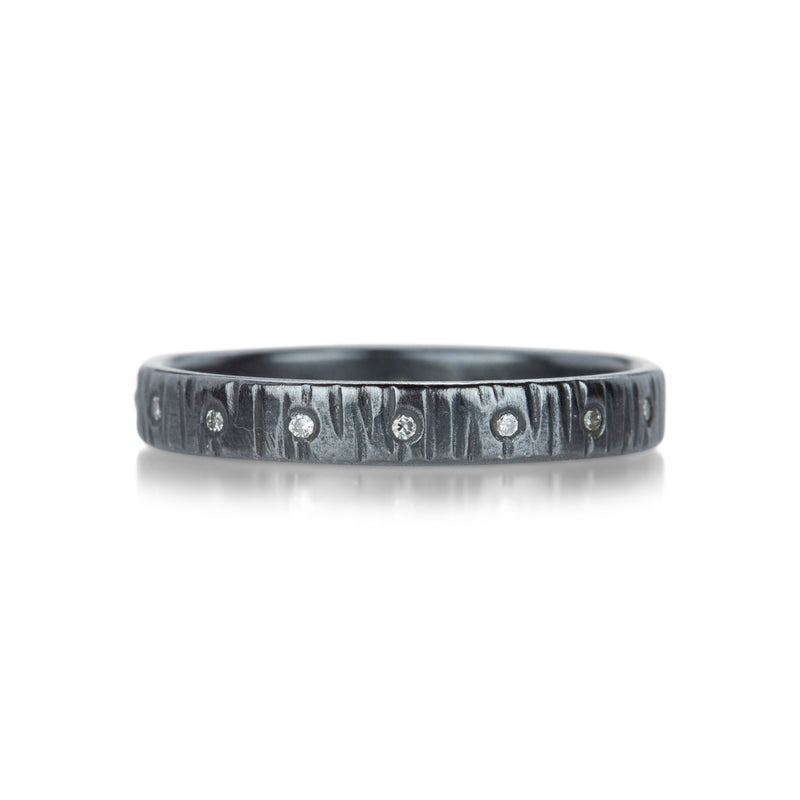 Kate Maller Oxidized Silver Aspen Wedding Band | Quadrum Gallery