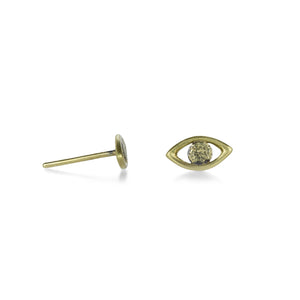 Kate Maller Golden Eye Studs | Quadrum Gallery