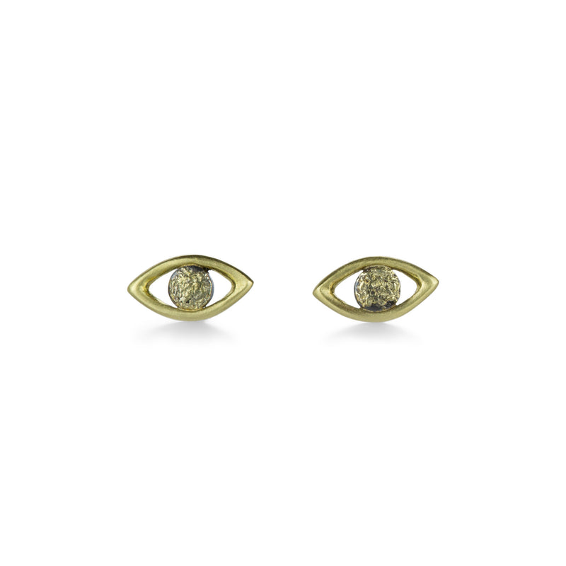 Kate Maller Golden Eye Studs | Quadrum Gallery