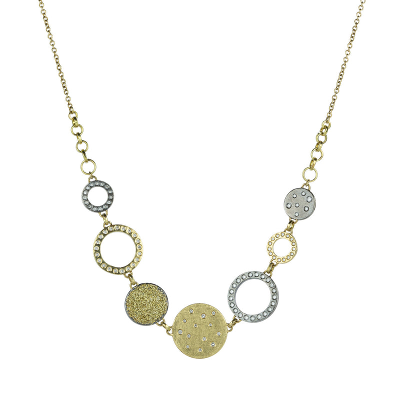 Kate Maller Scattered Diamond Statement Necklace  | Quadrum Gallery