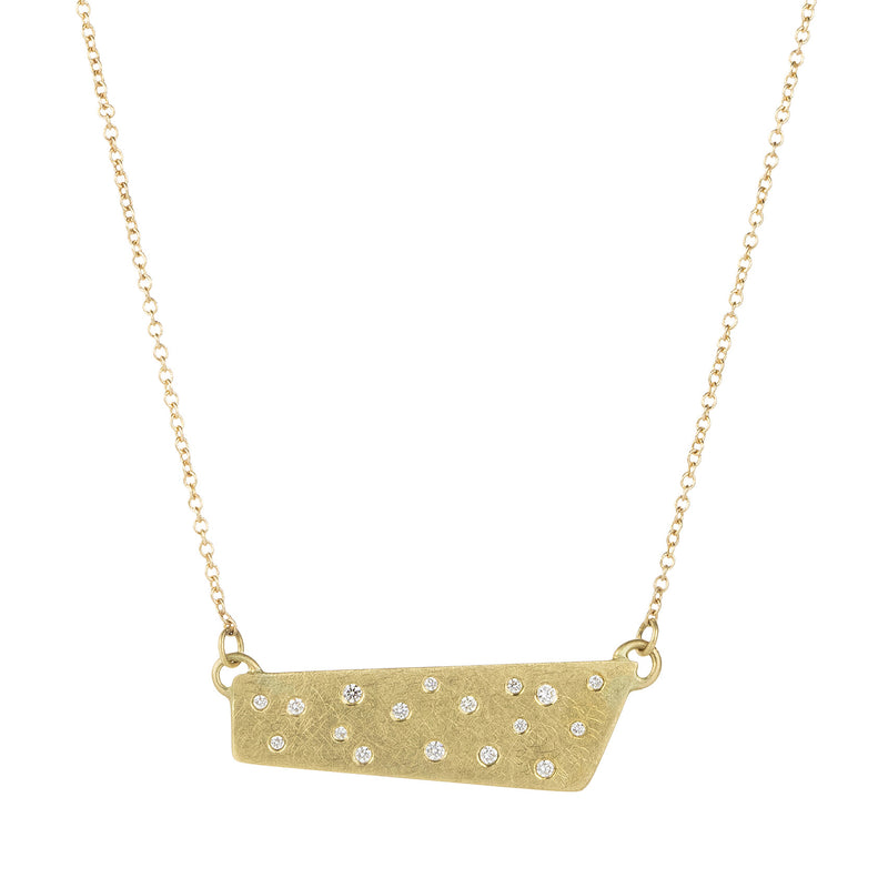 Kate Maller Scattered Diamond Pendant Necklace | Quadrum Gallery