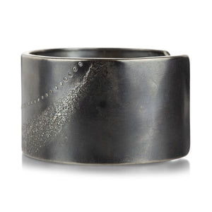 Kate Maller Slice Diamond Cuff with Silver Dust | Quadrum Gallery