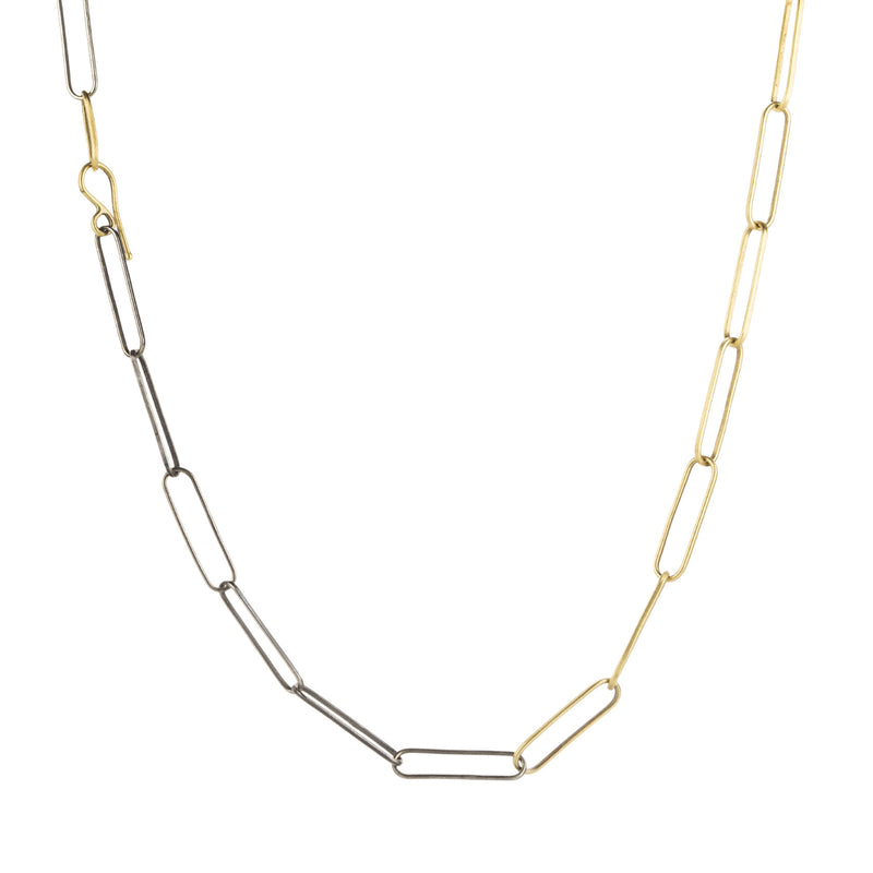 Kate Maller Black and Gold Luxe Chain Necklace | Quadrum Gallery