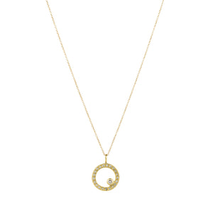 Kate Maller Everyday Scattered Diamond Pendant Necklace | Quadrum Gallery