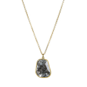 Lola Brooks 18k Diamond Shard Pendant Necklace | Quadrum Gallery