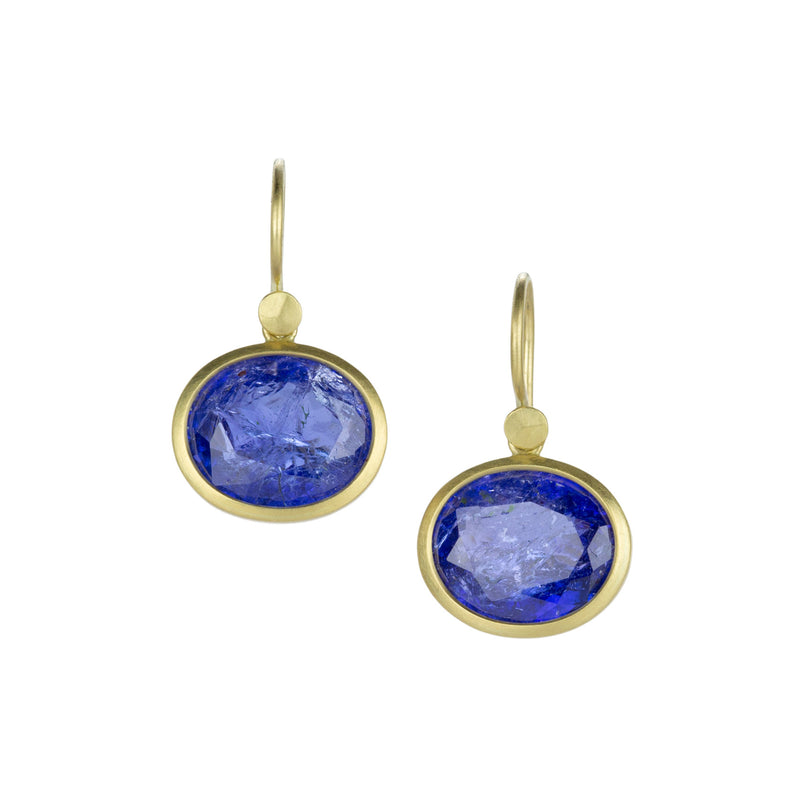 Lola Brooks Oval Tanzanite Drop Earrings | Quadrum Gallery