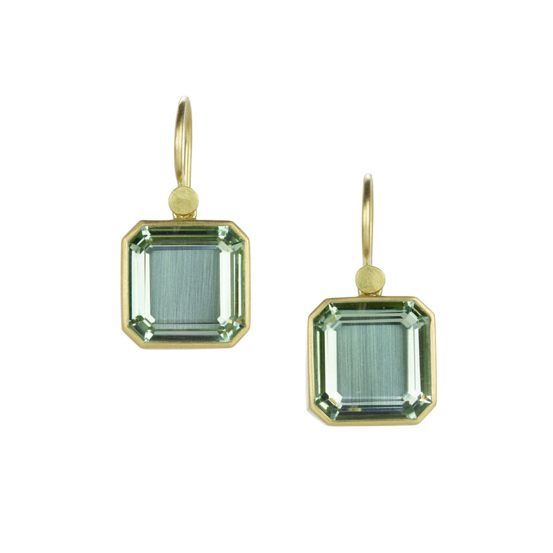 Lola Brooks Prasiolite Octagon Cube Drop Earrings | Quadrum Gallery