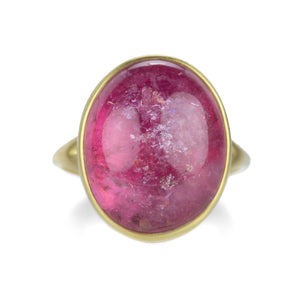 Lola Brooks 18k Oval Pink Tourmaline Ring | Quadrum Gallery