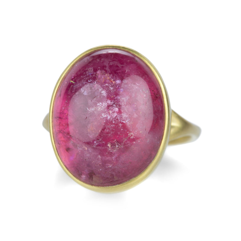 Lola Brooks 18k Oval Pink Tourmaline Ring | Quadrum Gallery