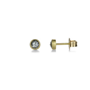 Lola Brooks Round Salt & Pepper Diamond Studs | Quadrum Gallery