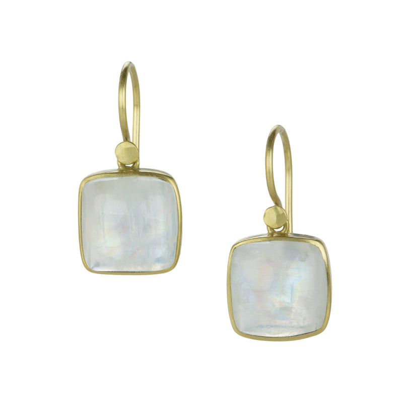 Lola Brooks Cushion Moonstone Drop Earrings | Quadrum Gallery