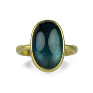 Lola Brooks Oval Blue Green Ombre Tourmaline Ring | Quadrum Gallery