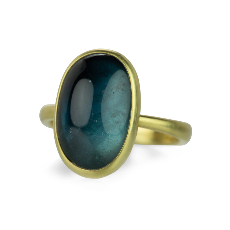 Lola Brooks Oval Blue Green Ombre Tourmaline Ring | Quadrum Gallery