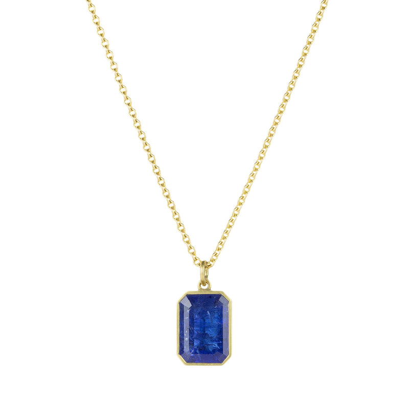 Lola Brooks Emerald Cut Tanzanite Necklace | Quadrum Gallery