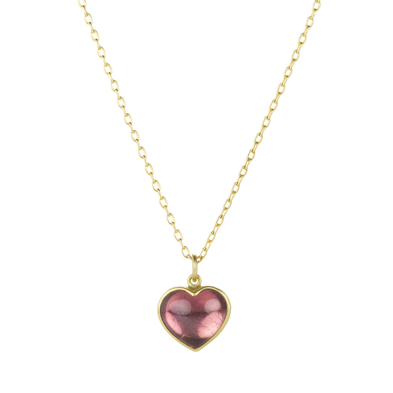 Lola Brooks Pink Tourmaline Sweetheart Necklace | Quadrum Gallery