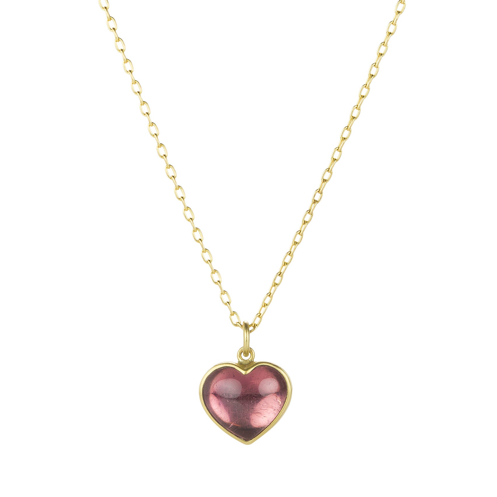 Lola Brooks Pink Tourmaline Sweetheart Necklace | Quadrum Lola Brooks Pink Tourmaline Sweetheart Necklace | Quadrum