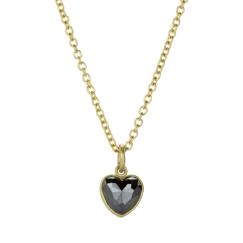 Lola Brooks Black Diamond Sweetheart Necklace  | Quadrum Gallery