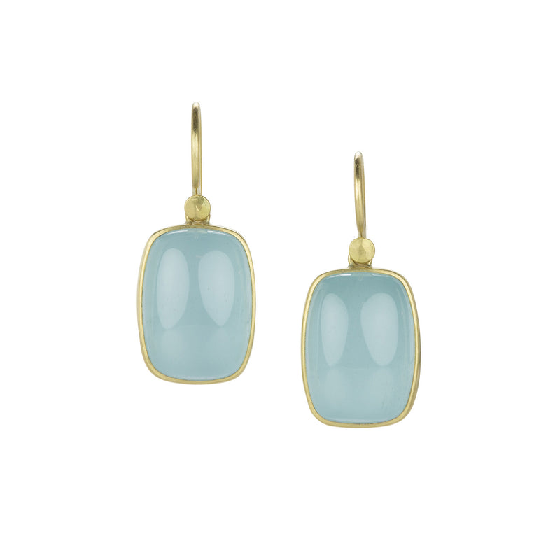 Lola Brooks Aquamarine Chiclet Drop Earrings  | Quadrum Gallery