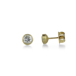 Lola Brooks Round Icy Brilliant Stud Earrings  | Quadrum Gallery