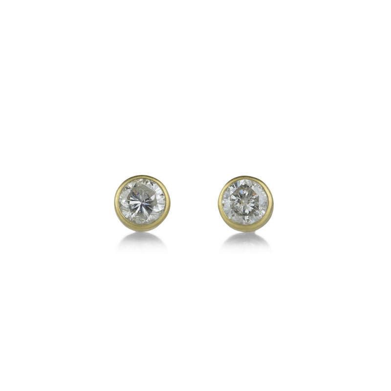 Lola Brooks Round Icy Brilliant Stud Earrings  | Quadrum Gallery