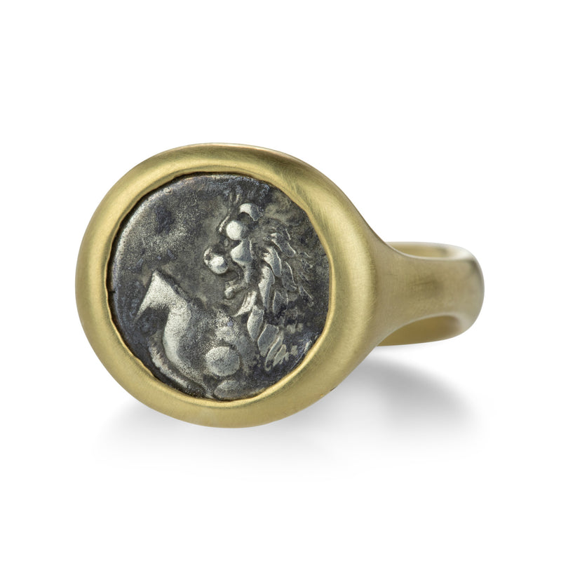 Lola Brooks Ancient Greek Coin Ring | Quadrum Gallery