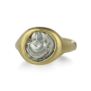 Lola Brooks 18k Ancient Greek Coin Ring  | Quadrum Gallery