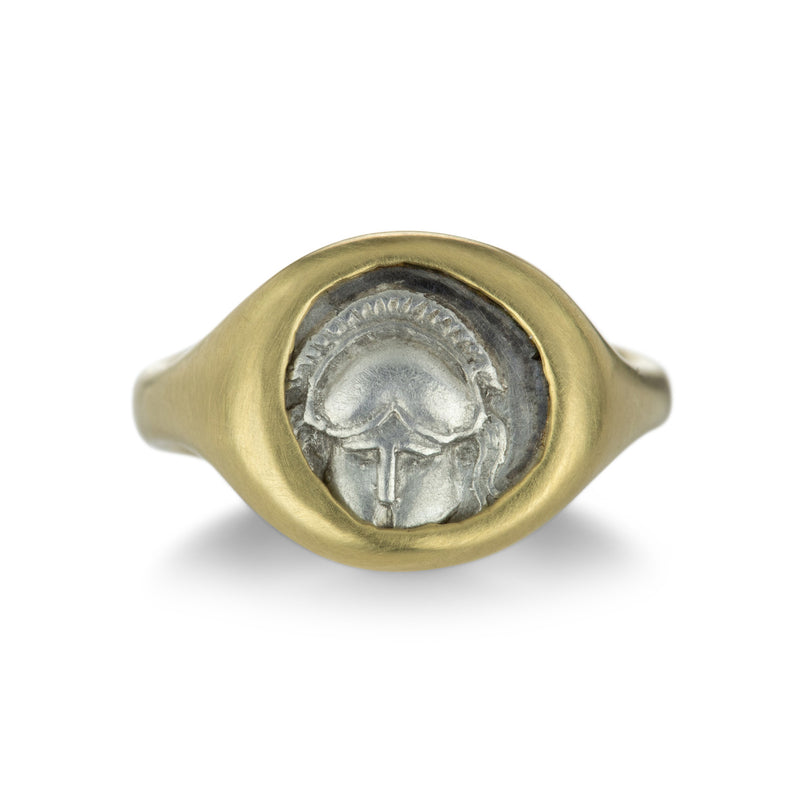 Lola Brooks 18k Ancient Greek Coin Ring  | Quadrum Gallery
