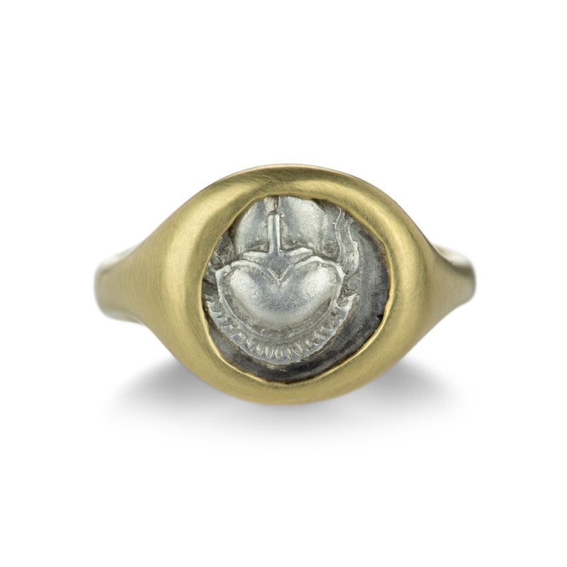 Lola Brooks 18k Ancient Greek Coin Ring  | Quadrum Gallery