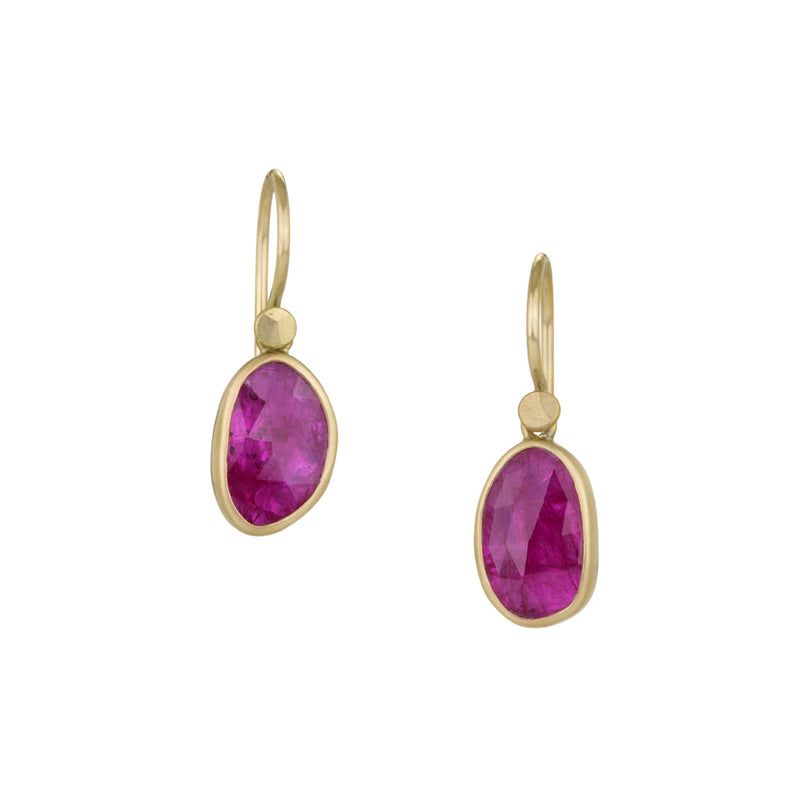 Lola Brooks Mozambique Ruby Pebble Drop Earrings | Quadrum Gallery