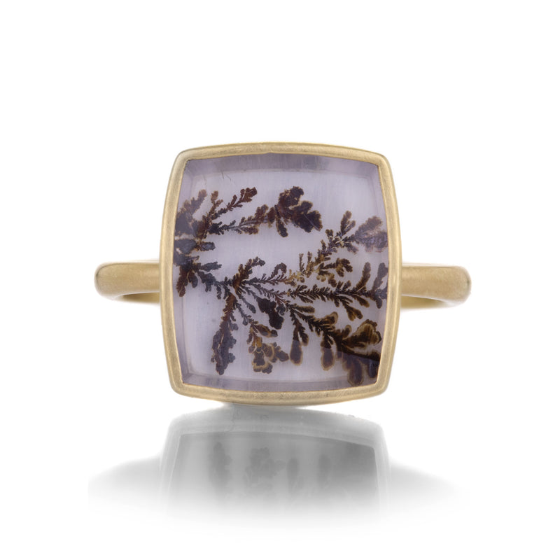 Lola Brooks Cushion Cut Dendritic Quartz Ring | Quadrum Gallery