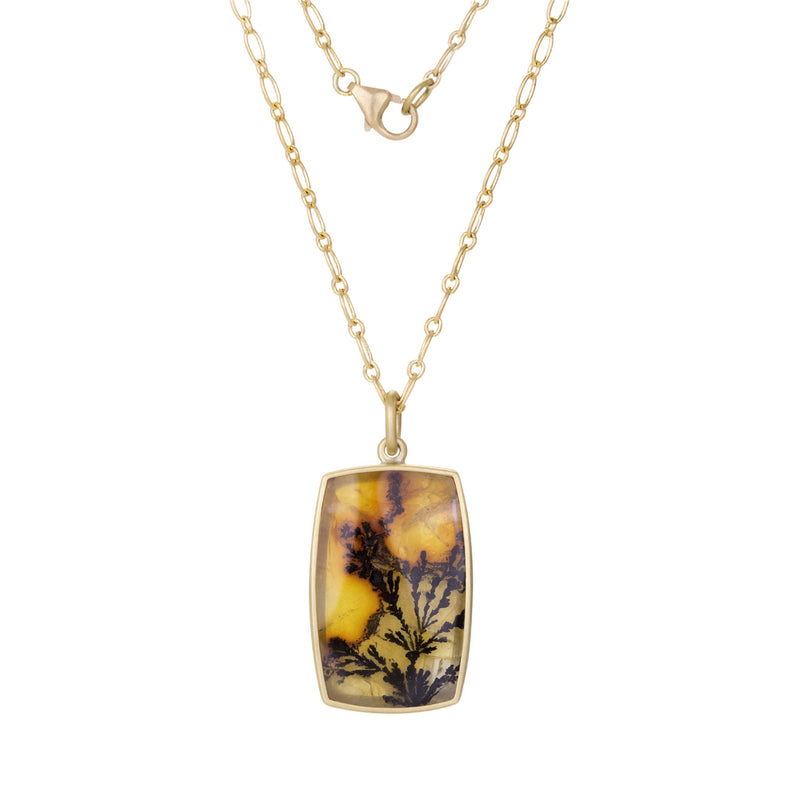 Lola Brooks Cushion Dendritic Quartz Pendant Necklace | Quadrum Gallery