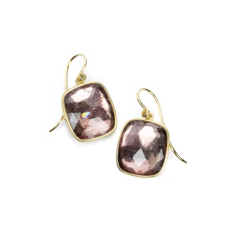 Lola Brooks Cushion Cut Mauve Tourmaline Earrings | Quadrum Gallery