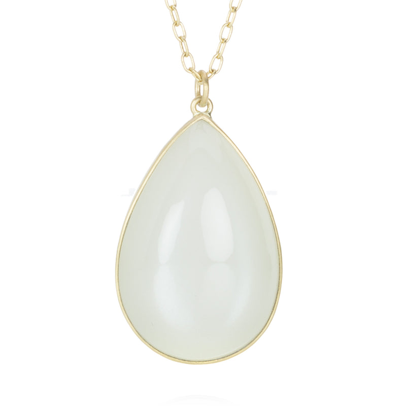 Lola Brooks Pear Shaped Moonstone Pendant Necklace | Quadrum Gallery