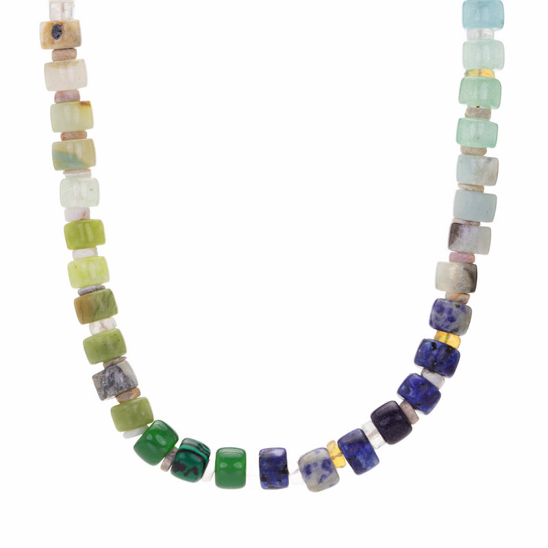 Lena Skadegard Multicolored Stone Necklace | Quadrum Gallery
