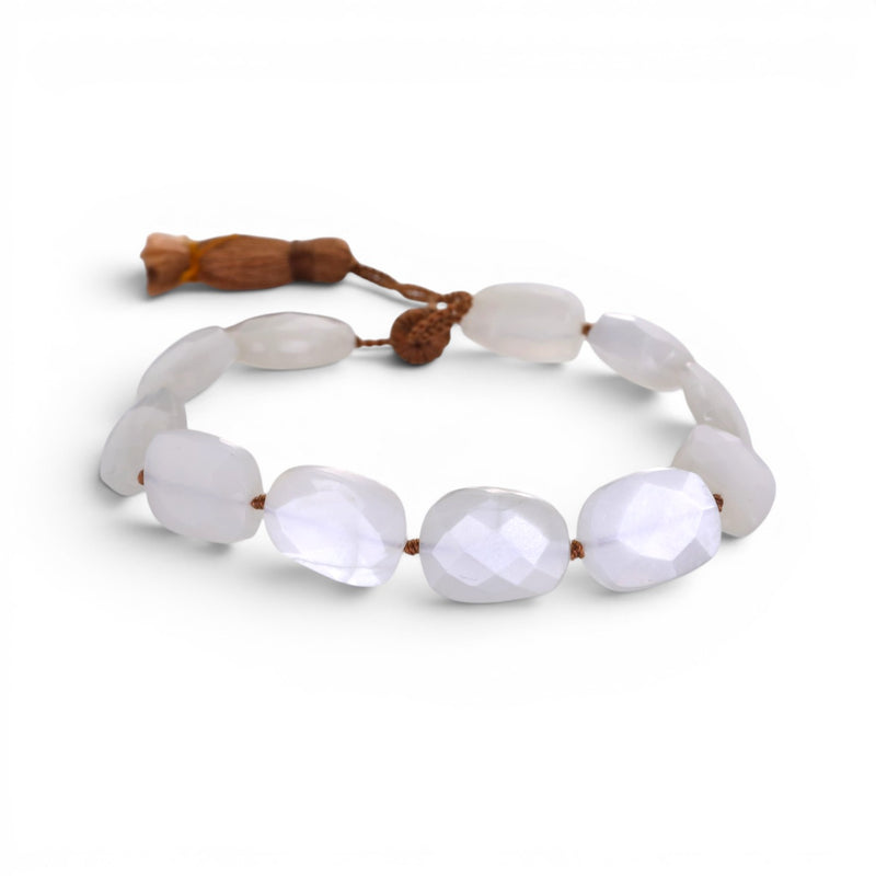 Lena Skadegard Faceted Moonstone Tassel Bracelet | Quadrum Gallery